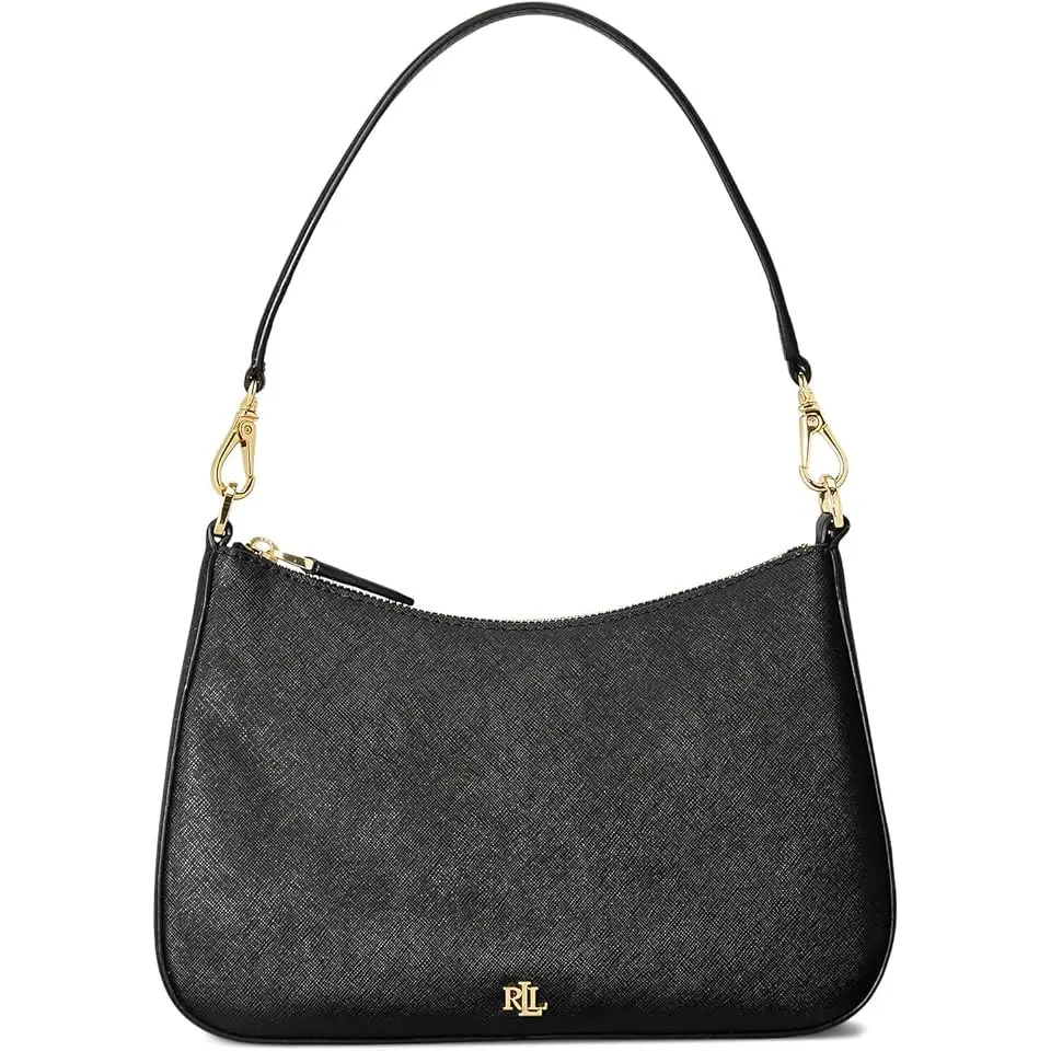 Crosshatch Leather Medium Danni Shoulder Bag