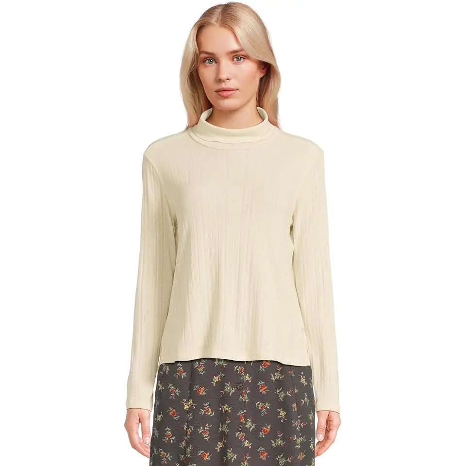 Foothill Pointelle Long Sleeve T-Neck