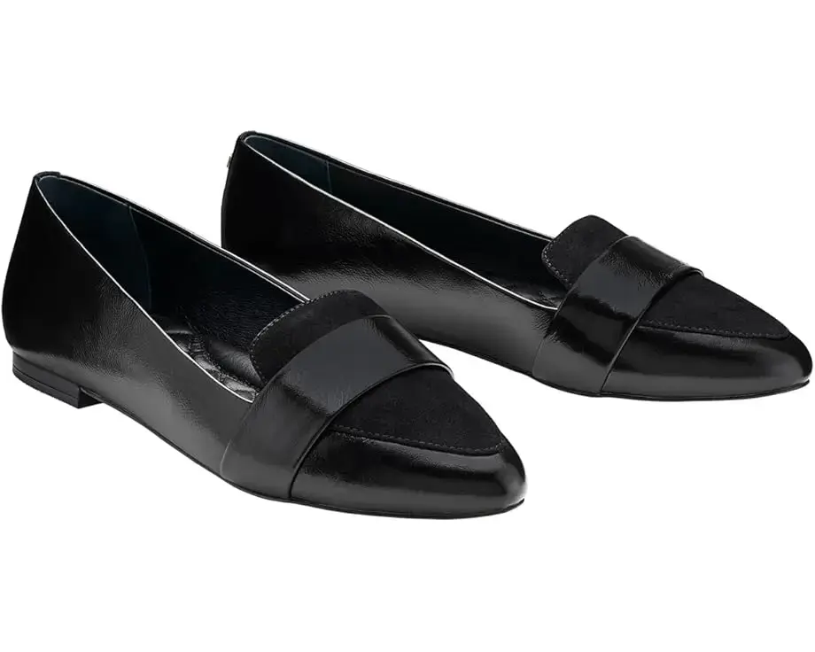 Women's Birdies Blackbird Leather Flat