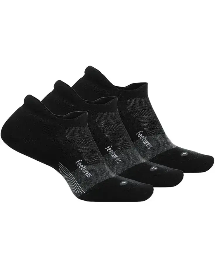 Unisex Feetures Merino 10 Ultra Light No Show Tab 3-Pair Pack