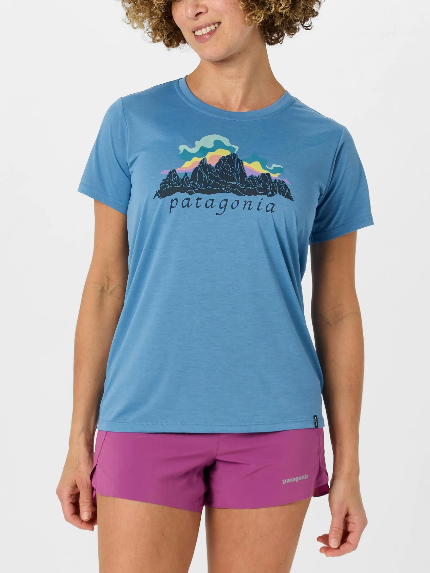 Patagonia Women's Capilene Daily Short Sleeve Fitz Roy