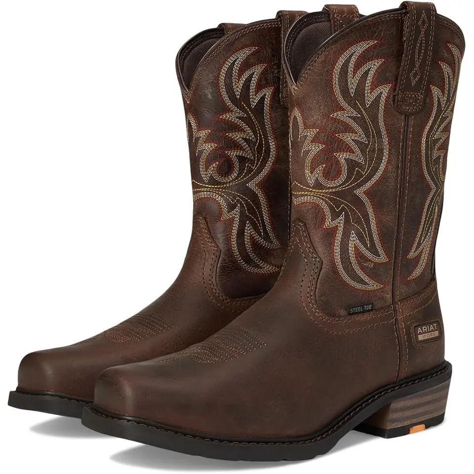 Ironside Square Toe Steel Toe Work Boots