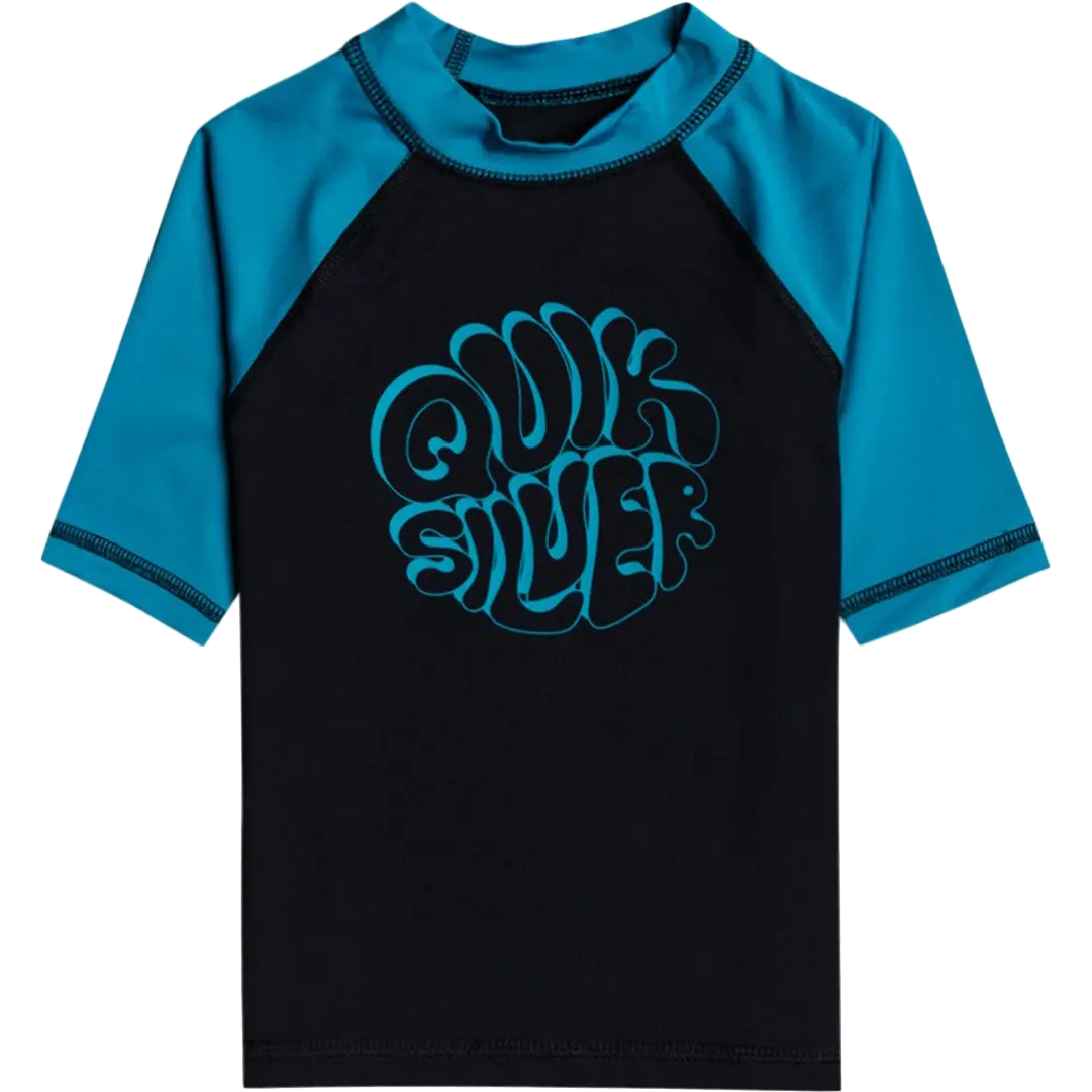 Boys' Bubble Trouble Short Sleeve UPF Rashguard