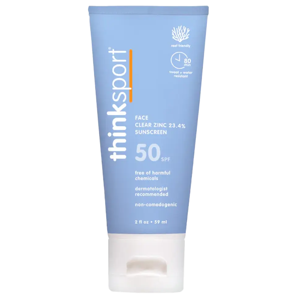 Thinksport SPF 50 Clear Zinc Active Face