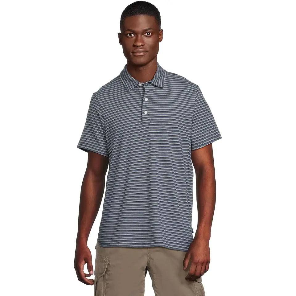 Comfort Stretch Performance Pima Polo Short-sleeve Stripe