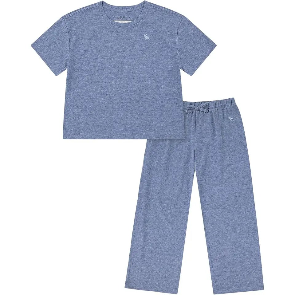 Boxy Tee & Pants Sleep Set (Big Kid)