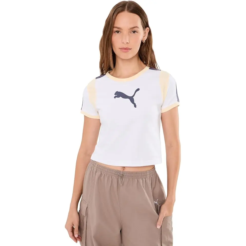 Graphic Ringer Baby Tee