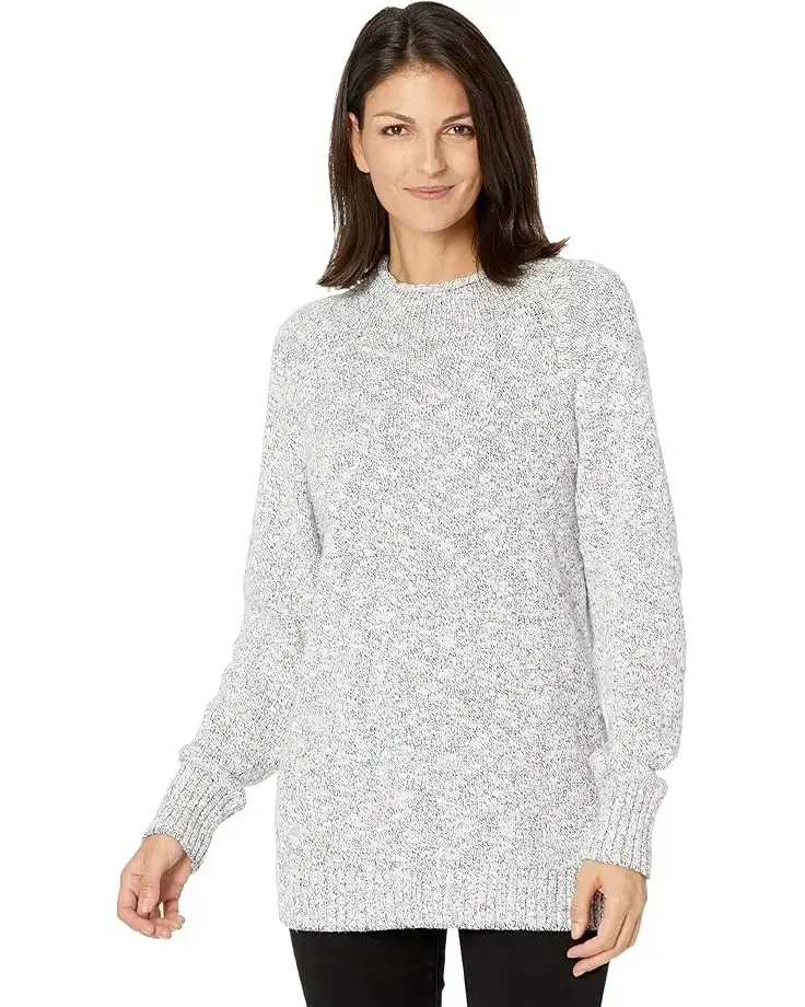 Cotton Ragg Sweaters Funnel Neck Pullover
