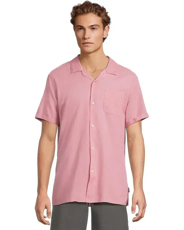 Men's Barbour Garment Dyed Nelson Short Sleeve Regular Fit Shirt