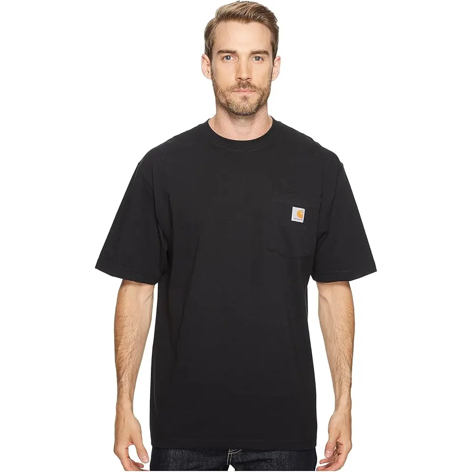 Loose Fit Heavyweight Short Sleeve Pocket T-Shirt