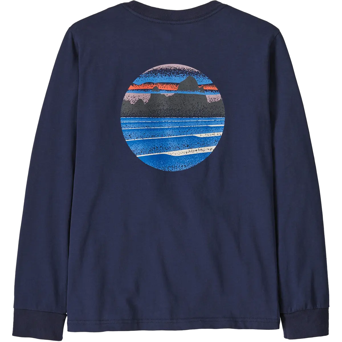Youth Long Sleeve Skyline Stencil T-Shirt