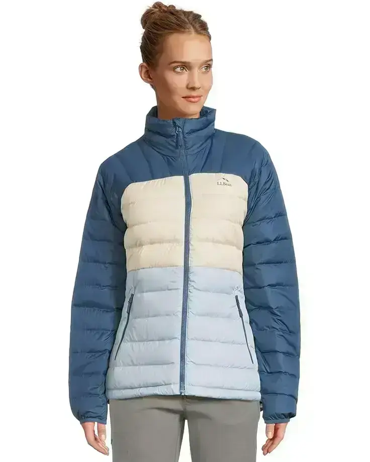 Women's L.L.Bean Bean's Down Jacket Color-Block
