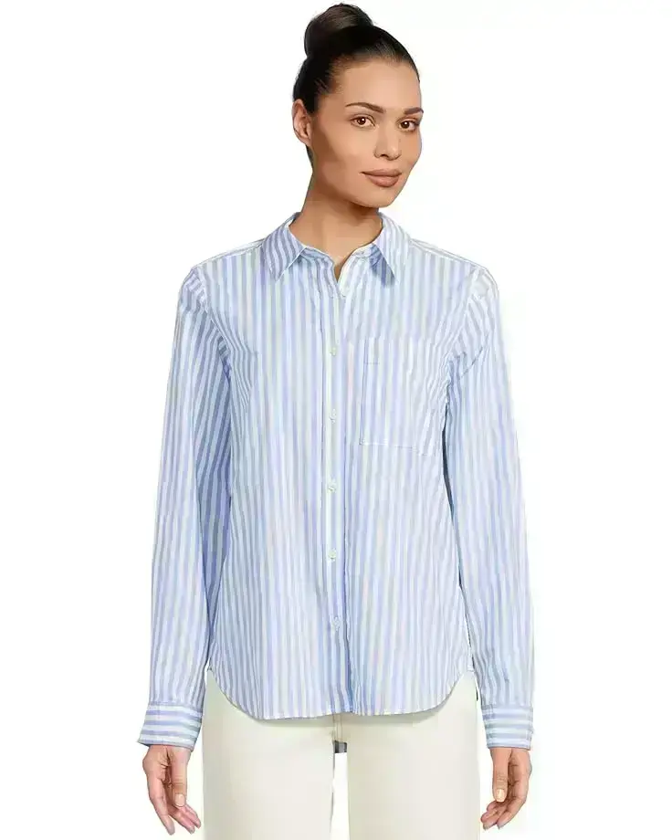 Essential Cotton Poplin Shirt Long-Sleeve
