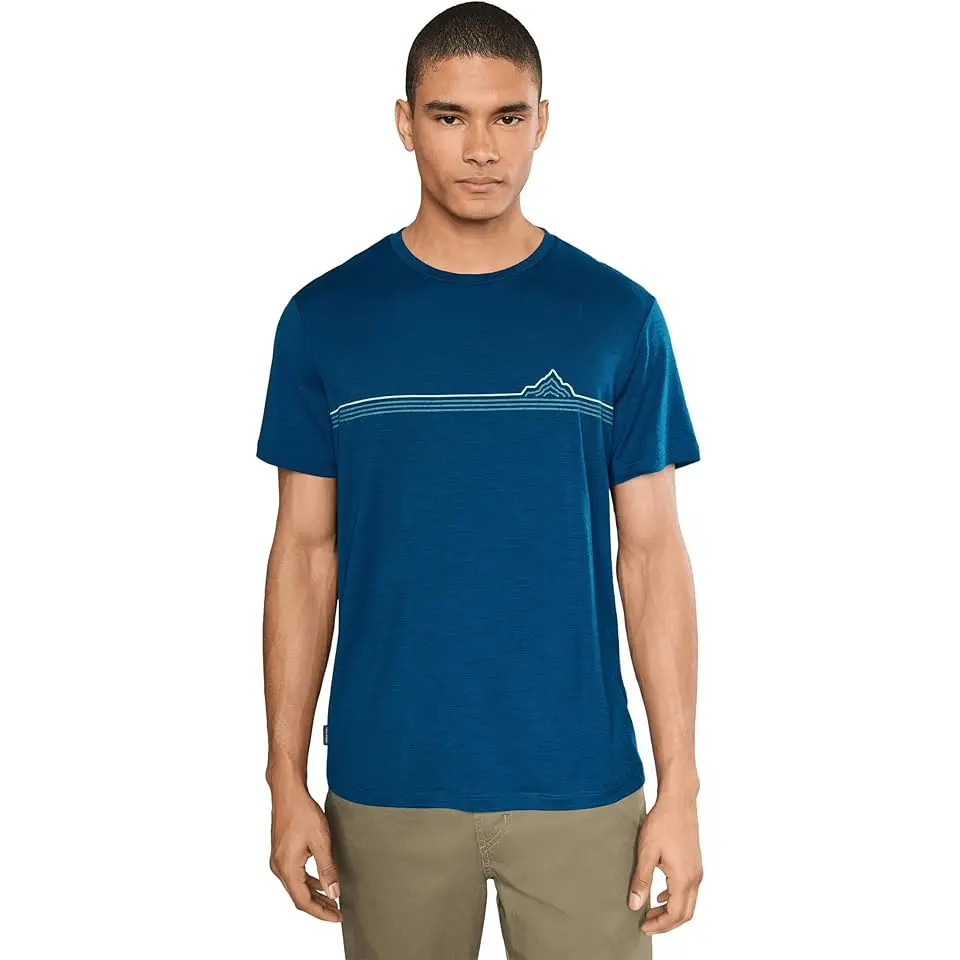 Merino 150 Tech Lite Short Sleeve Tee Range Stripes