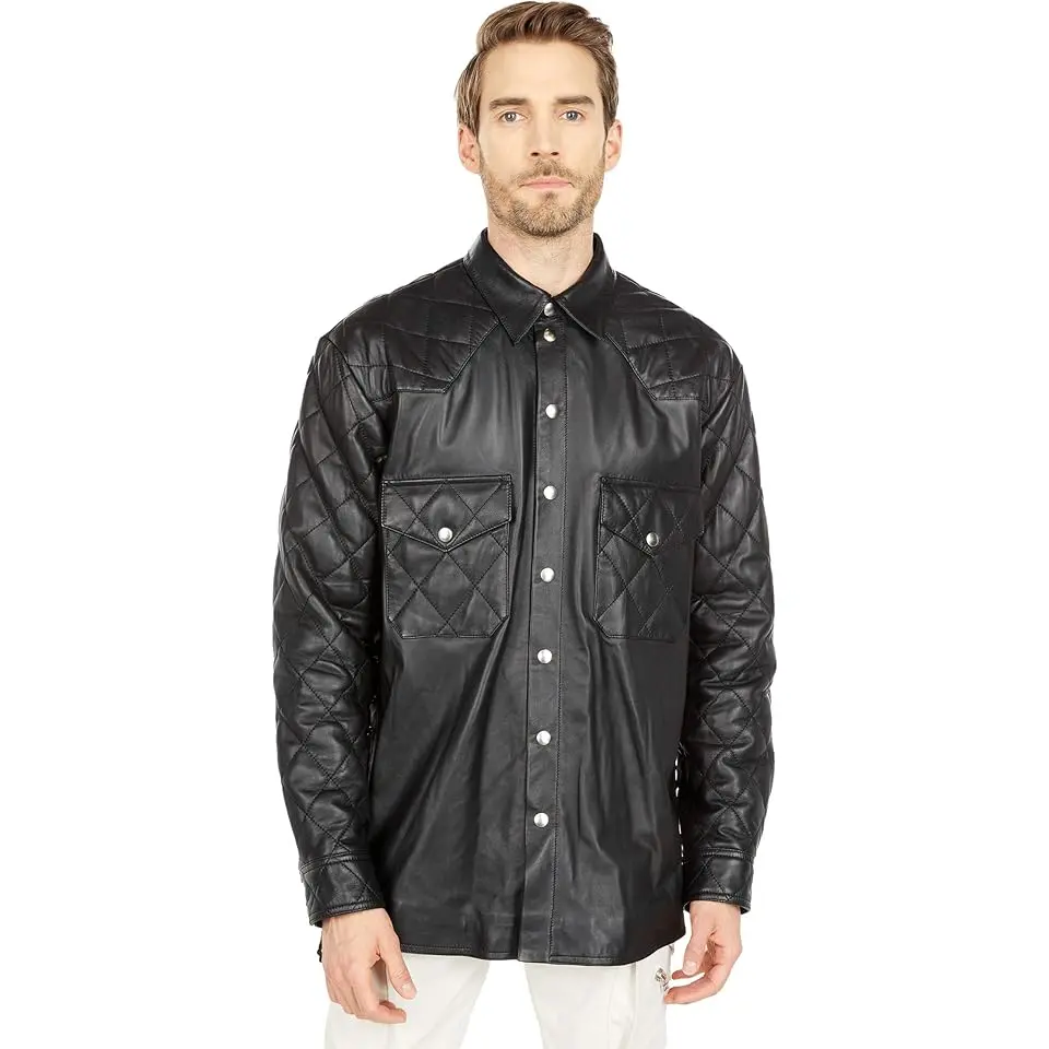 Leather Fringe Shirt