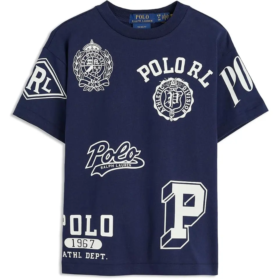 Big Fit Cotton Graphic Tee (Big Kid)