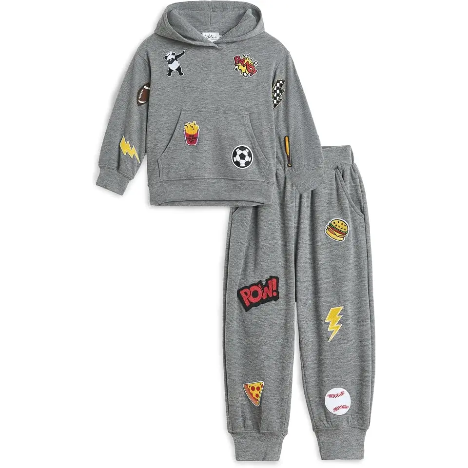 Cool Patch Jogger Set (Little Kid/Big Kid)