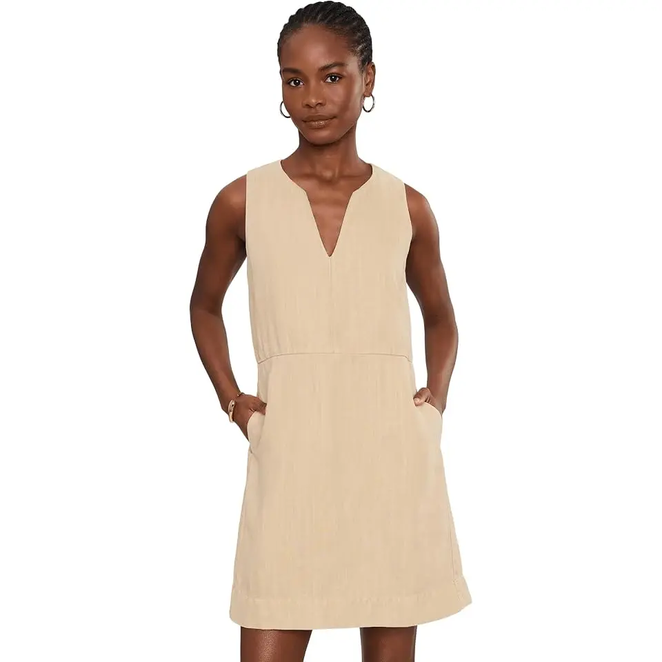Maelie Notch Neck Shift Dress