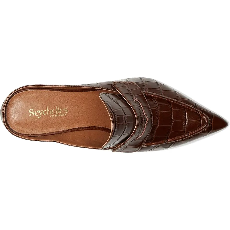 Stunner Croco Leather Mule