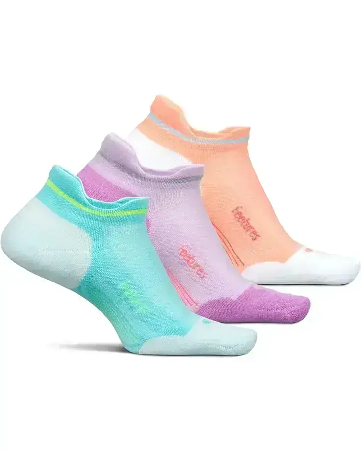 Unisex Feetures Elite Ultra Light No Show Tab 3-Pair Pack