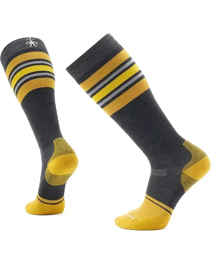 Men's Smartwool Snowboard Targeted Cushion Stripe Extra Stretch Over The Calf Socks