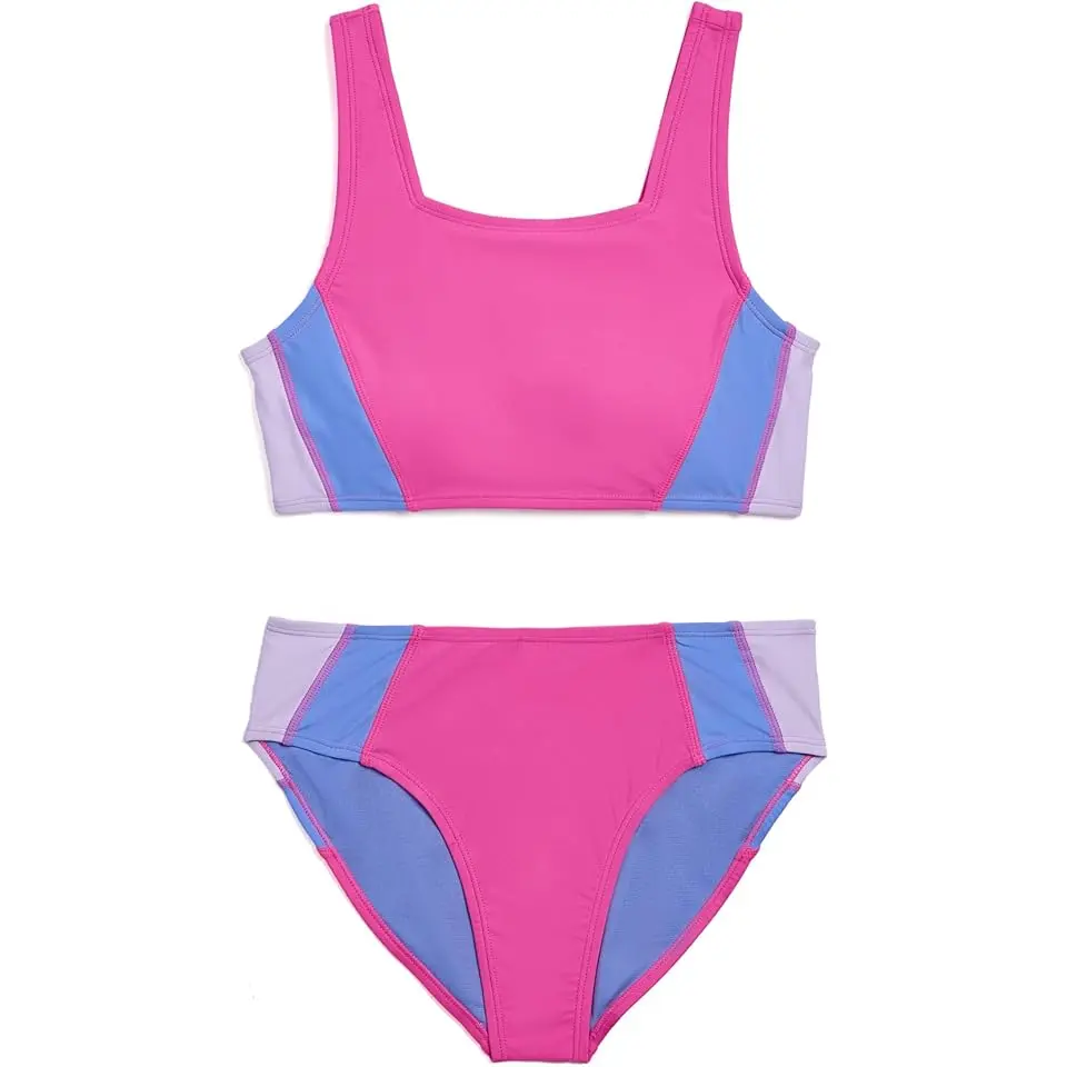 Color-Block Bikini (Big Kid)