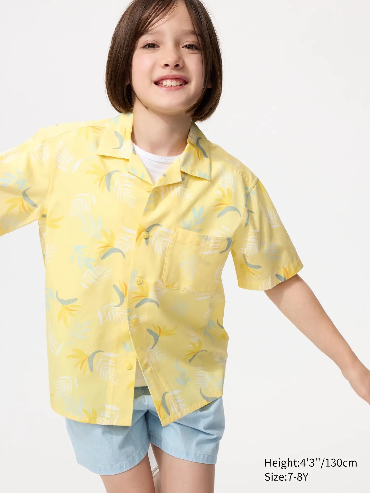 Open Collar Shirt | Short Sleeve | Print