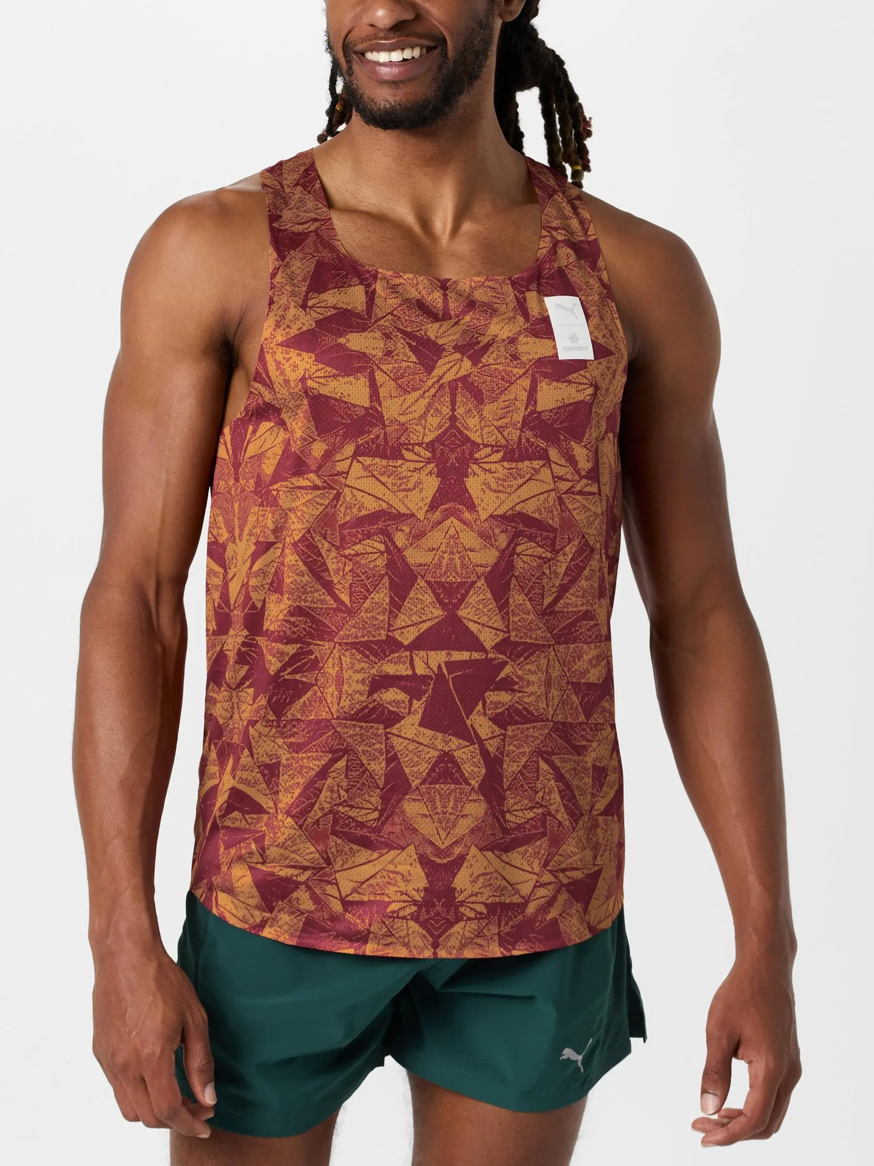 PUMA Men's X Saysky Singlet AOP
