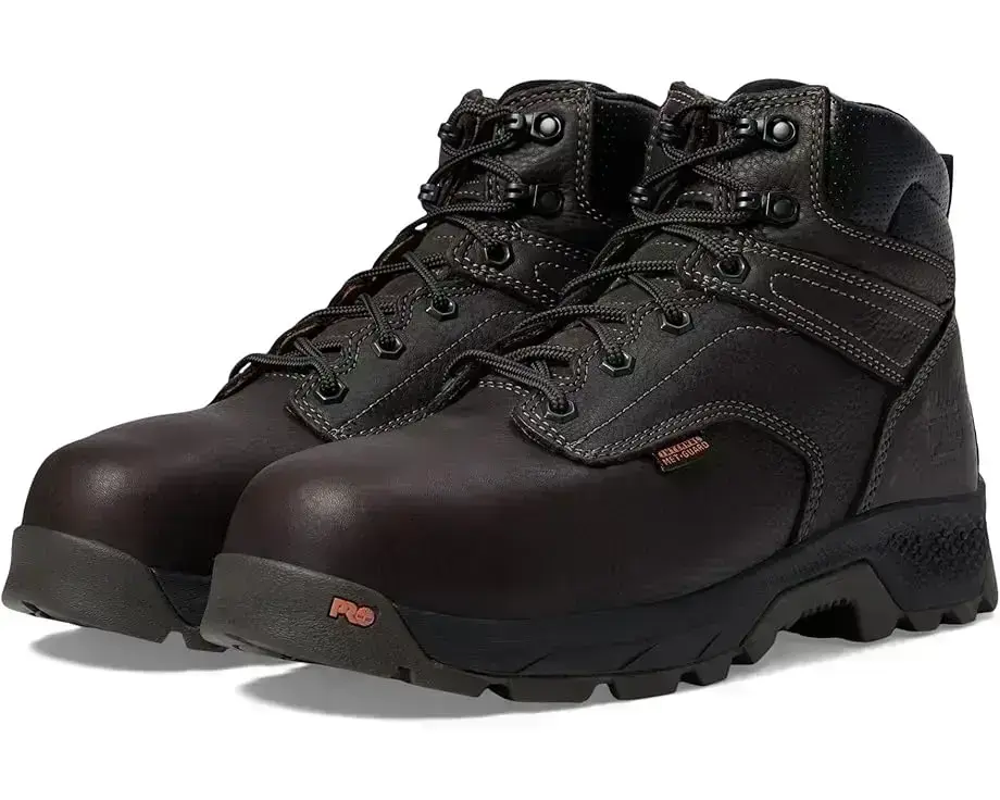 Men's Timberland PRO Titan EV 6" Composite Safety Toe Internal MetGuard Industrial Work Boot